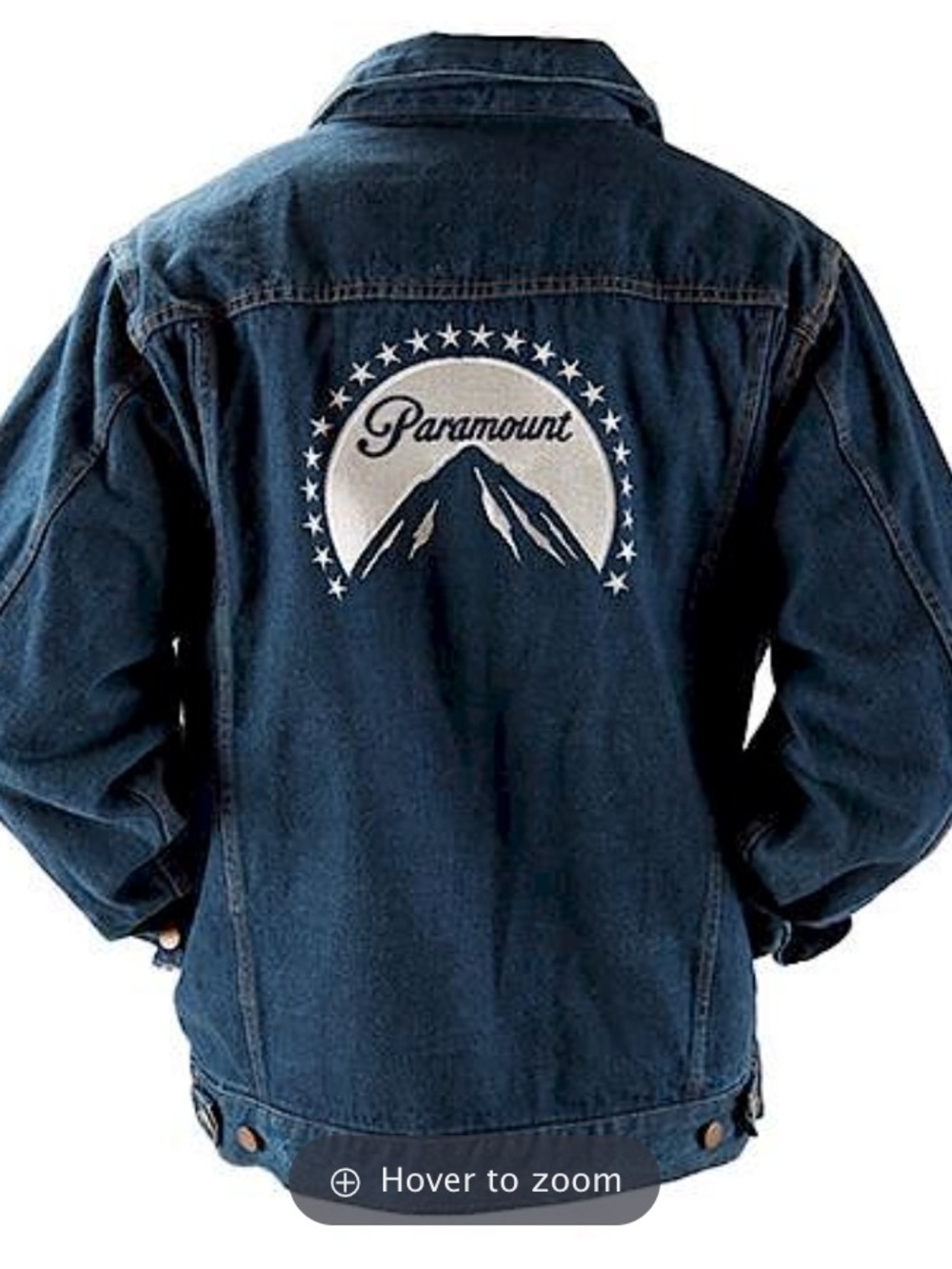 Vintage Paramount Men's Denim Jacket with Back Logo 90’s